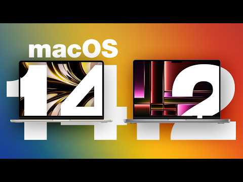Video till Här är nyheterna i macOS Sonoma 14.2