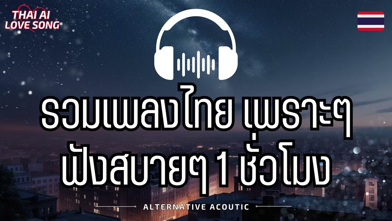 รวมเพลงเพราะๆฟังสบายๆ เพลงไทย ฟังต่อเนื่อง 1 ชั่วโมง