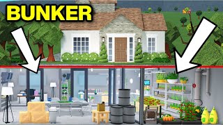 Building a BUNKER in Bloxburg Before it Goes FREE