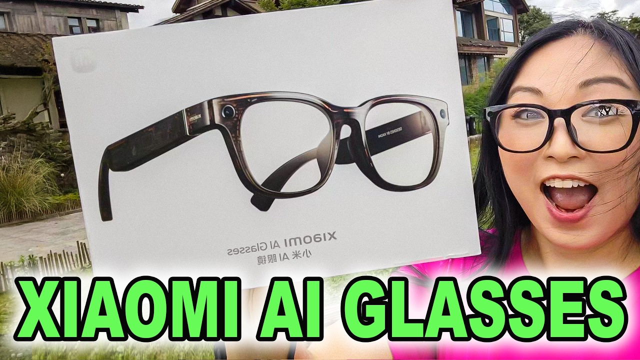 Xiaomi Ai glasses vs Osmo Pocket 3 - Óculos inteligente da Xiaomi