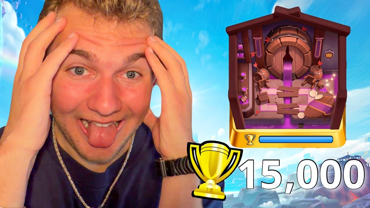 ASMR Clash Royale достигает 15 000 трофеев