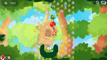 Cut the rope 2 - Level 9 - Part B - Collect 31 fruits or more
