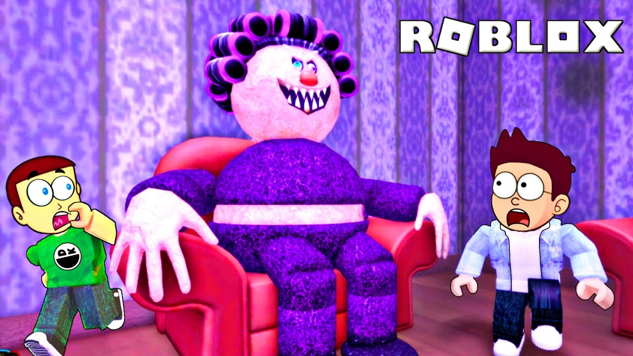 Roblox Grandma's House Horror Obby Shiva and Kanzo Gameplay YouTube