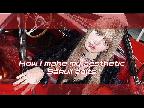 How I make my aesthetic Sakull edits ✨️ #blackpink #miss lisax