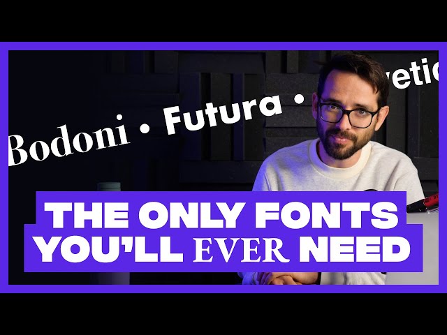 Designers Only Need These 6 Fonts. Trash the Rest. class=