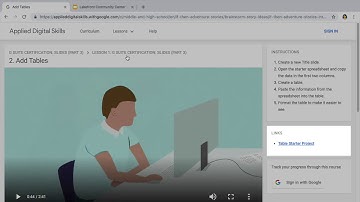 Lesson 2. Slides: Insert and Edit Tables