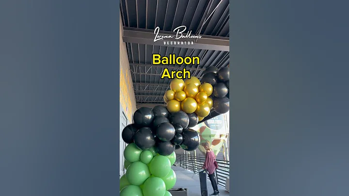 BALLOON ARCH ARRANGEMENTS #ytshort #shorts  #balloonarrangement #balloons #howto #lorenaballoons