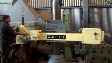 Collet Universal  Radial Drill BU-1600 50mm Video