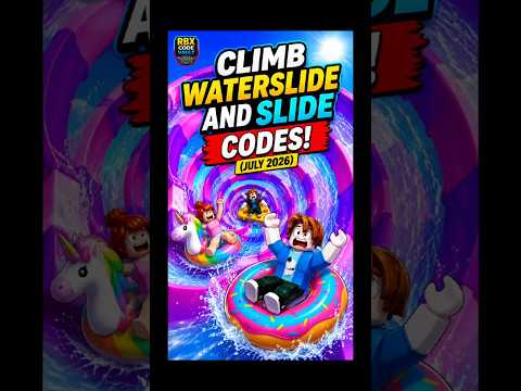 ALL NEW Climb and Slide Codes (July 2026) 🌊⚡ #roblox #codes