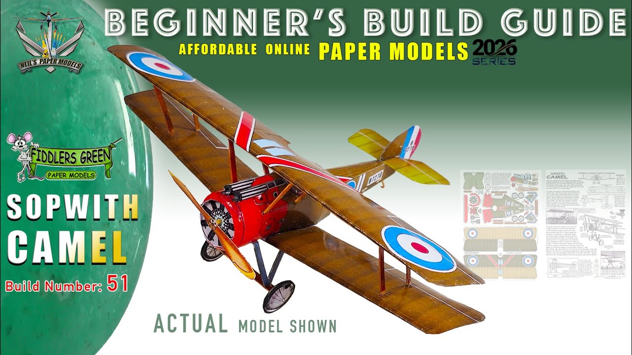 BEGINNERS GUIDE - HOW TO BUILD FIDDLERS GREEN MODEL SOPWITH CAMEL - YouTube