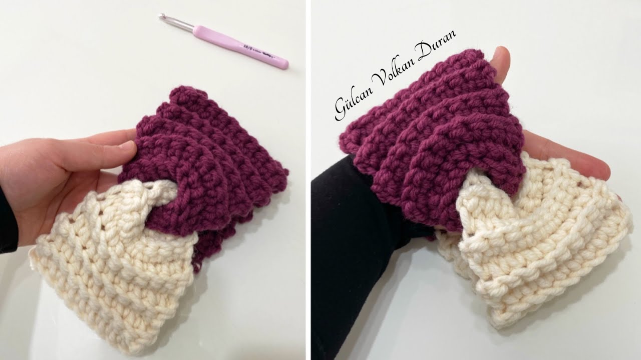 EN KOLAY SAÇ BANDI YAPIMI 🎀 Tığ İşi Örgü Kolay Toka tarifi - Süper Easy Crochet KNİTTİNG