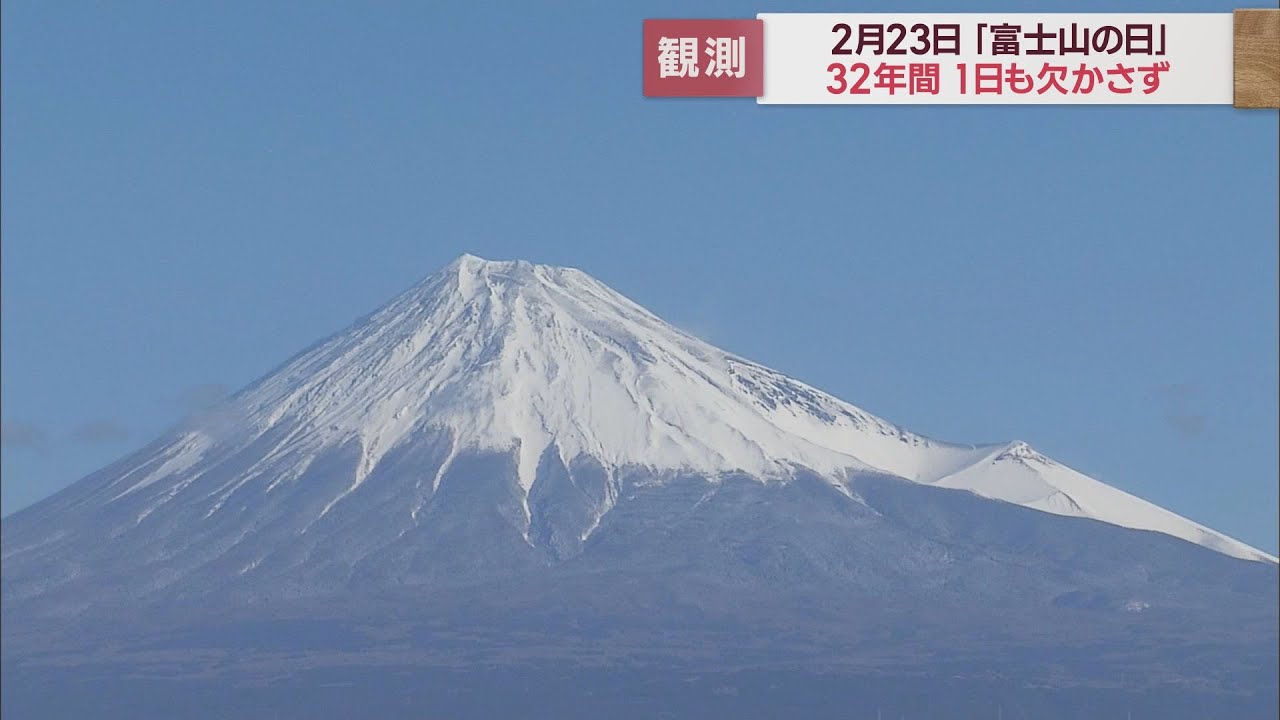 32年間一日も欠かさず富士山を観測して分かった事実とは～富士市の