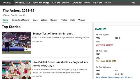 Cricbuzz highlights using Python (Part 1)