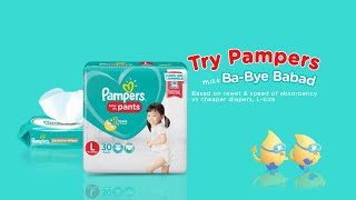 Pampers Baby Dry para Less Lawlaw, Mas Ba-Bye Babad!