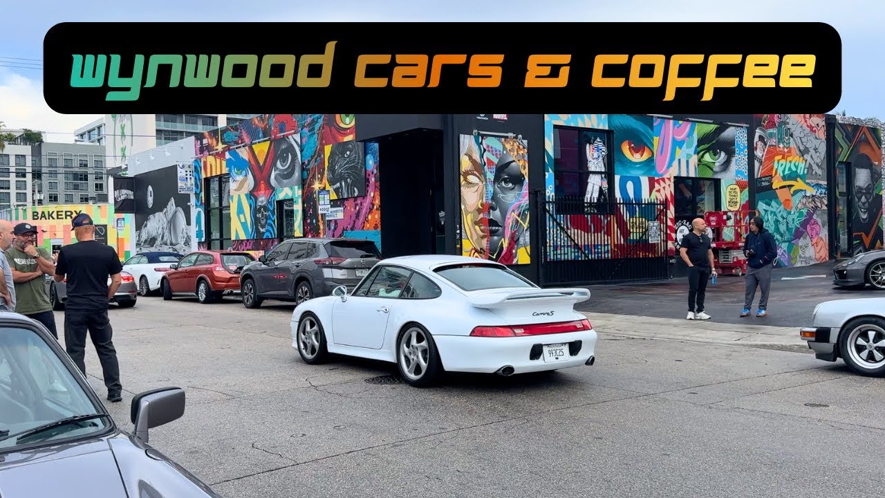 CARS AND COFFEE in Wynwood Miami