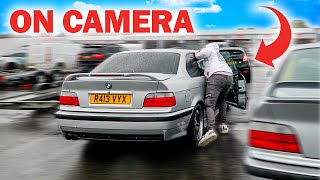 I CRASHED MY BMW E36 AT A YOUTUBER EVENT