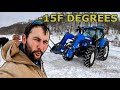 BITTER COLD, TRACTOR COLD START