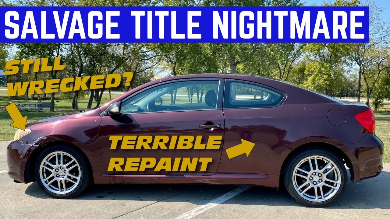 Buying This SALVAGE Title Scion tc Was A HUGE Mistake *Know When To