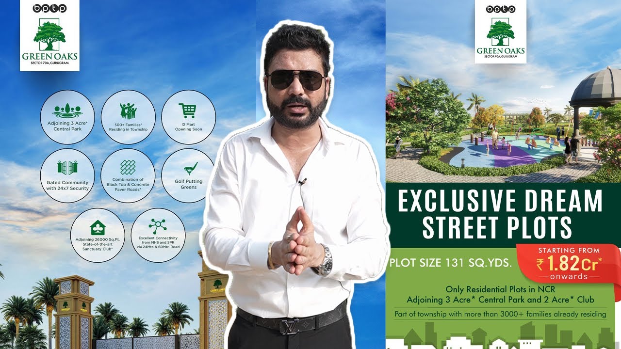 BPTP Green Oaks Plots | Sector 70A Gurgaon | Best Plot Deals
