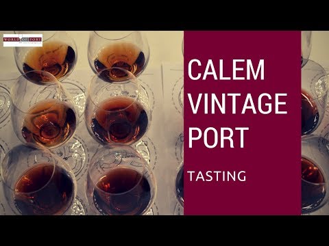 old Calem Vintage Port wine tasting - from 1927 to 2012