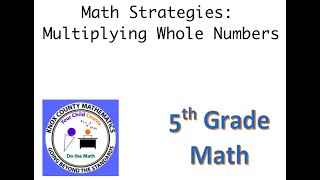 5th Grade Lesson 5 Multiply Whole Numbers