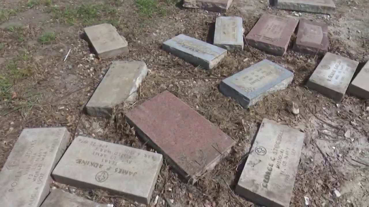 Headstones used as walkway YouTube