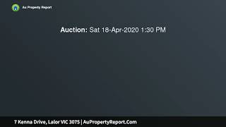 7 Kenna Drive, Lalor VIC 3075 | AuPropertyReport.Com