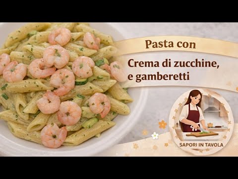 Pasta con crema di zucchine e gamberetti, da provare assolutamente!🤤 # ...