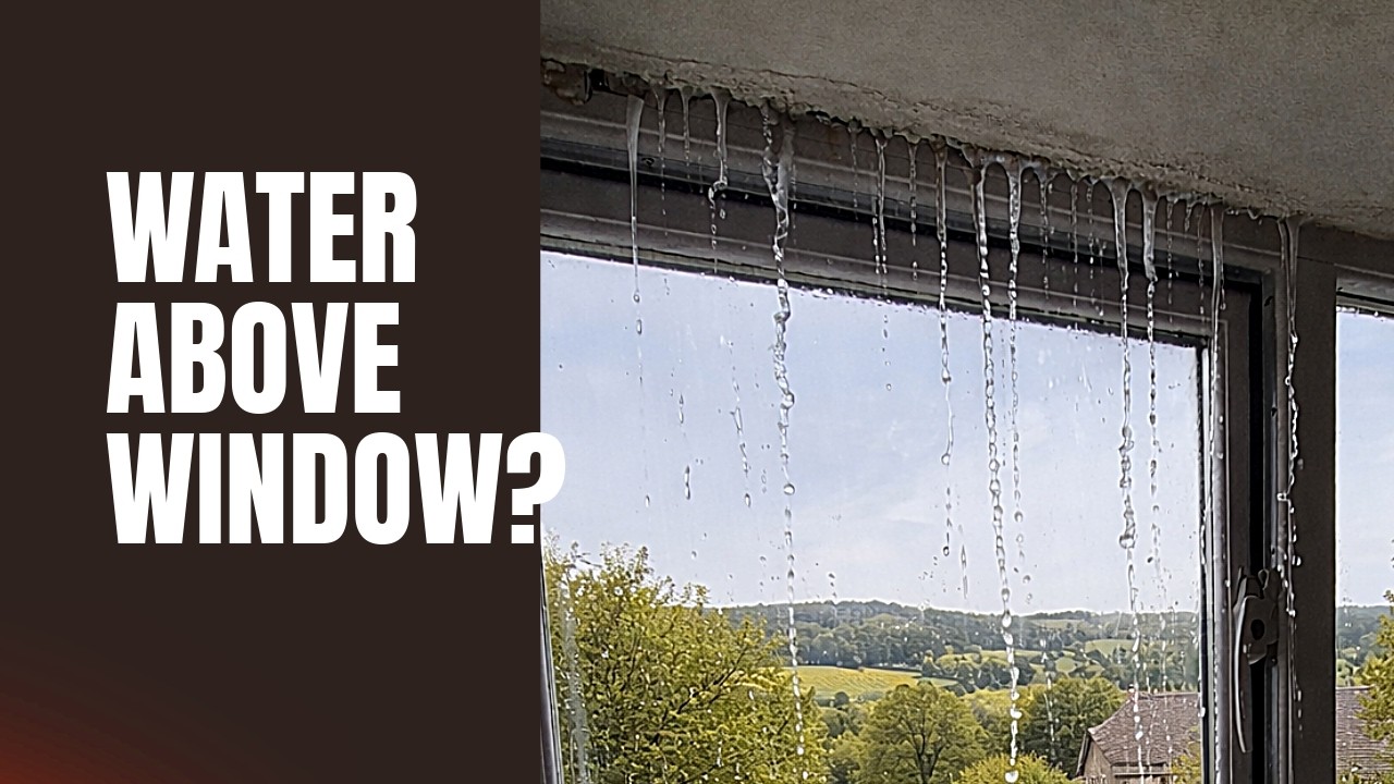 Window Water Running Water Leak Above Window – Common Causes (It’s Not Always the Window ...