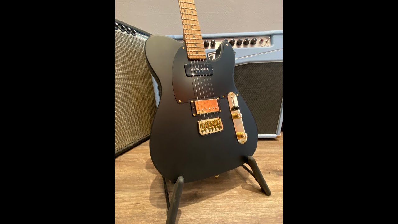 TG-0076 LsL T Bone One B Telecaster Video by Elke's Lodge for www.maharsvintageguitars.com