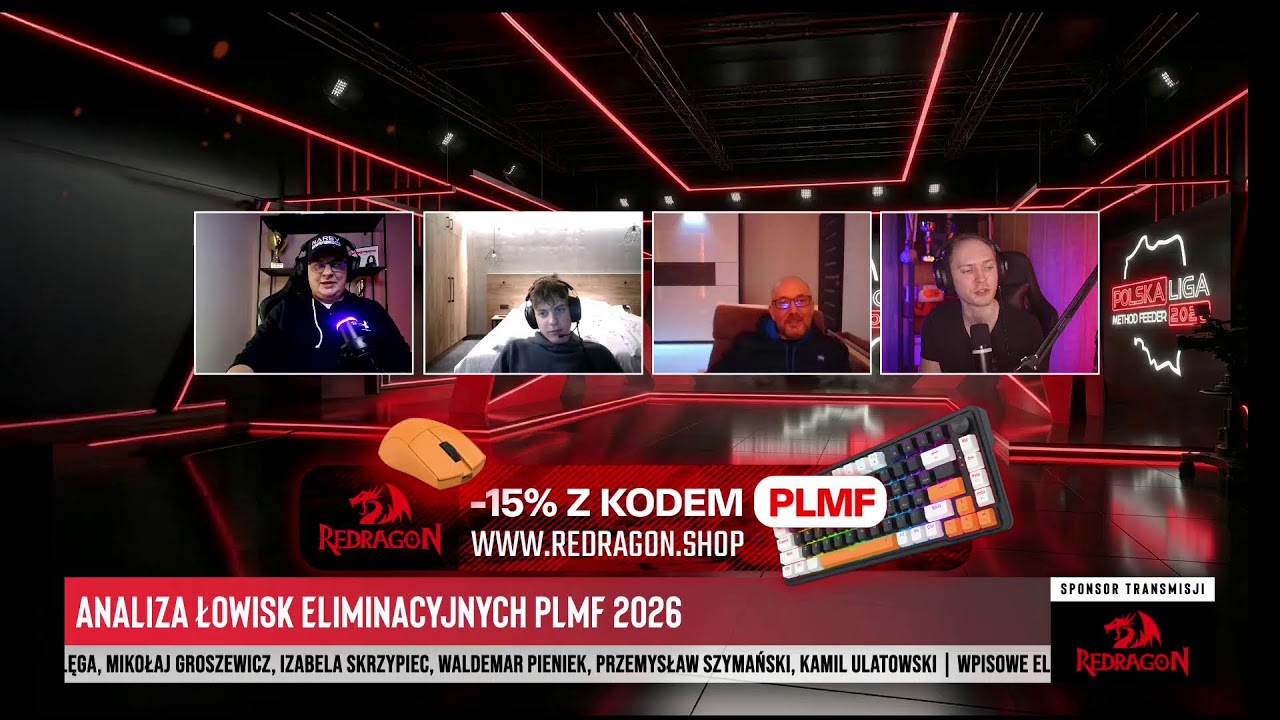 Polska Liga Method Feeder 2026 - analiza łowisk.