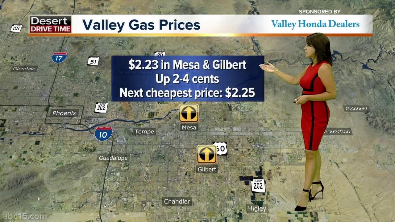 Gas prices continue to rise in the Valley - YouTube