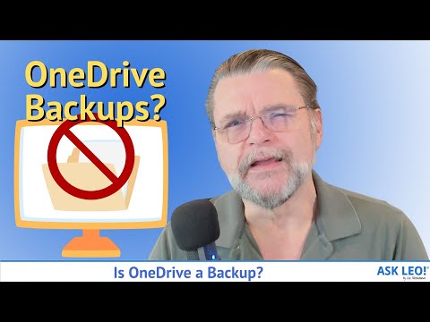 Is OneDrive a Backup?