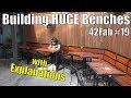 Simple 2x6 and Steel Benches - Explained Version - 42Fab #19