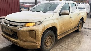 Wash the Dirtiest MITSUBISHI 4x4! Deep Exterior Detailing | FROZEN MUD ❄️ #asmr #satisfying