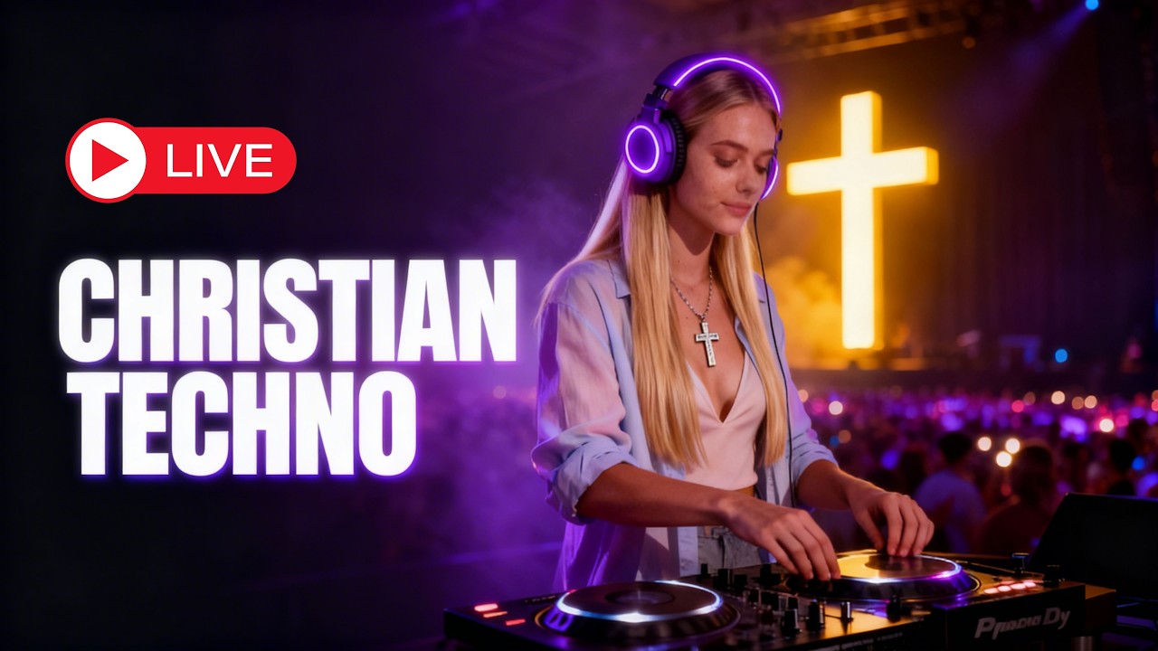 🔴 Live: Techno for Jesus EDM LIVE ✝️ 24/7 Worship Beats & Faith Flow