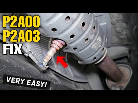 P2A00 O2 Sensor Circuit Range/Performance Bank 1 Sensor 1 | P2A03 Bank 2 Sensor 1 | Symptoms | FIX