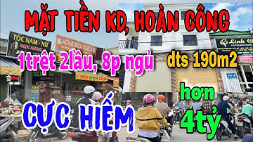 Nhà 2 lầu Kinh Doanh, đã Hoàn Công, Nỡ hậu. chỉ hơn 4tỷ mà cứ ngỡ phải 9 10tỷ. #793