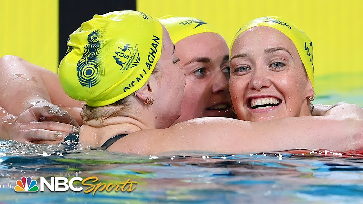 Ariarne Titmus sets games record, Australians sweep podium in 200 free final | NBC Sports