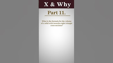 Volume formula: isosceles r triangle cross sections | Unit 5: Applications of Integration | Calc AB