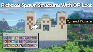Minecraft But Pickaxes Spawn Structures With OP Loot | Mr MaXus Minecraft