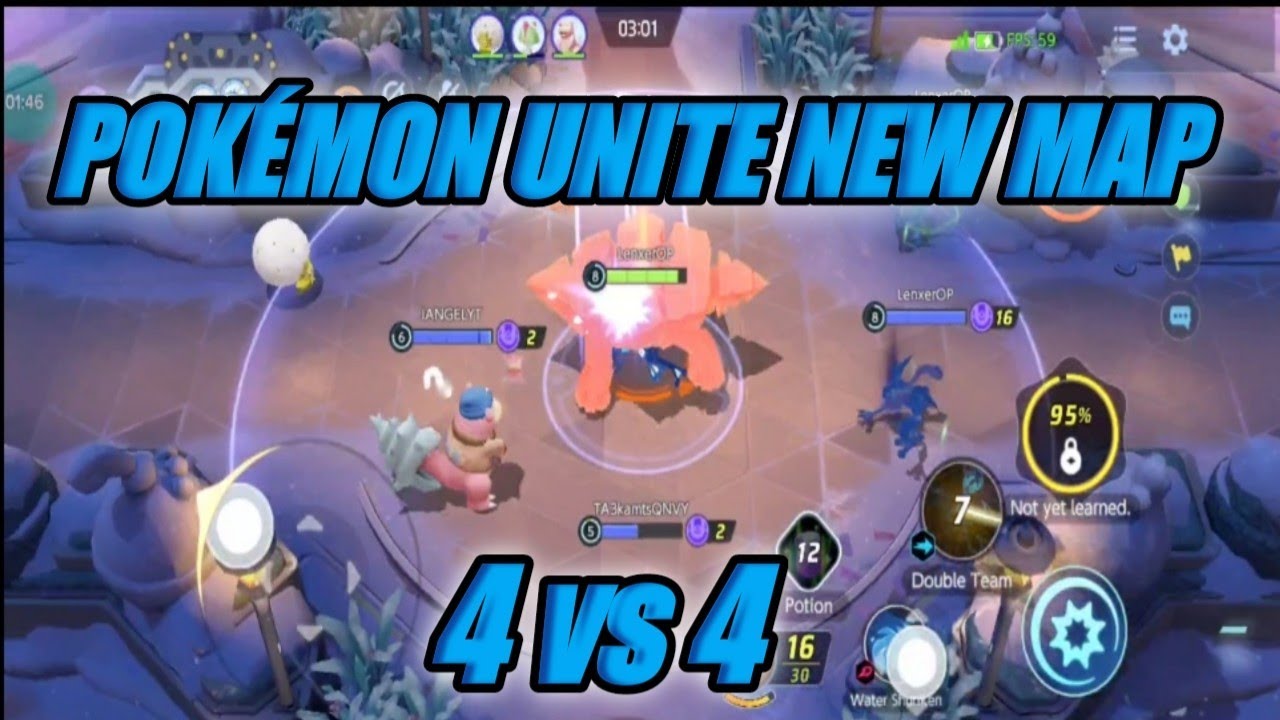 POKEMON UNITÉ : New 4vs4 Map Gameplay 💥 | *PURE DOMINATION* using ...