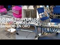 🔴LO QUE TIRAN EN LOS USA🇺🇸🔴CANDELABRO BAÑADO EN ORO