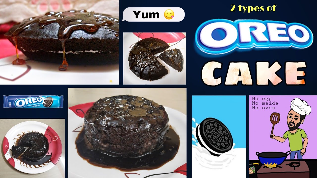 2 Types of Oreo Biscuit Cake in Tamil Chocolate Cake Homemade YouTube