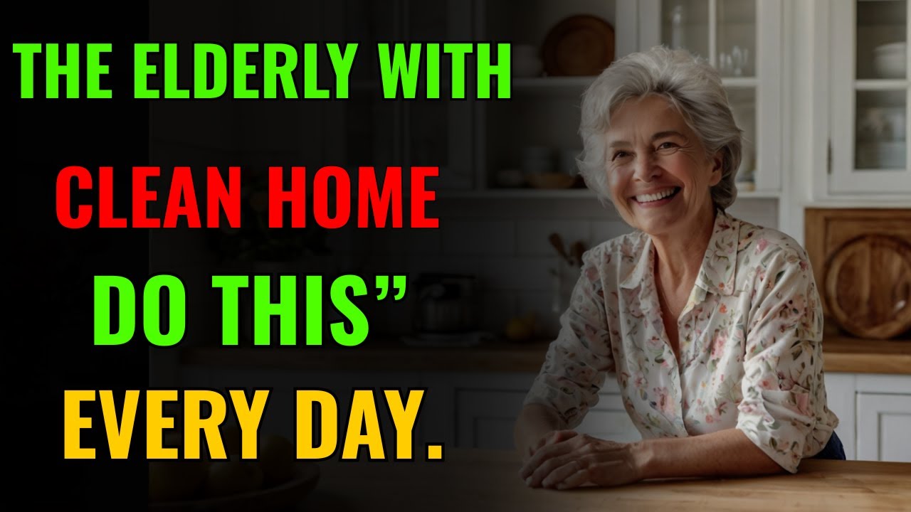6 Daily Habits of Seniors with Spotless Homes Effortless Cleanliness, senior wisdom, old age