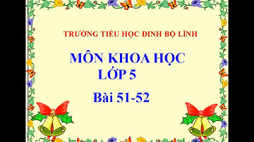 Bài giảng số 1- Khoa học - Cơ quan sinh sản và sự sinh sản của thực vật có hoa - Lớp 5