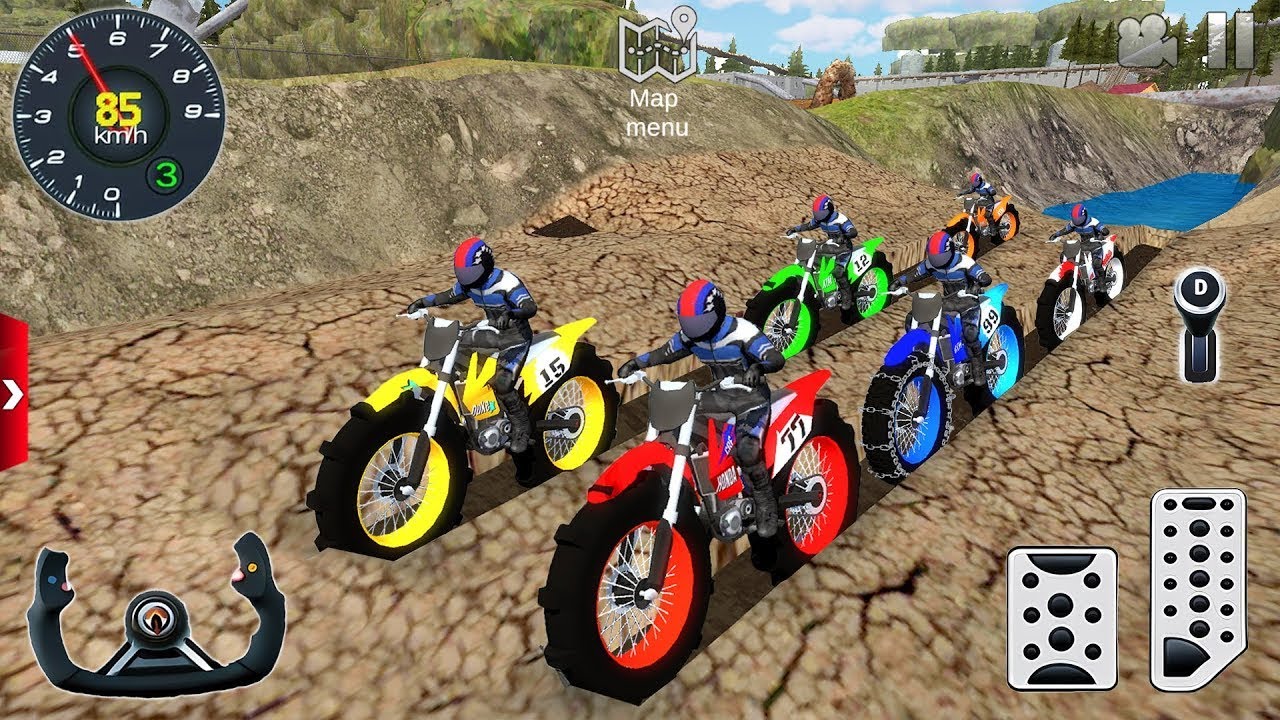 Motor Dirt Bikes driving Extreme Off-Road Multiplayer Game #2 - Offroad Outlaws Android ios Gameplay