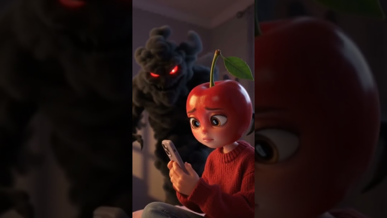 The Black Smoke Was Destroying Their Love… 🍍🍒 #viral #fyp #ai #love
