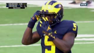 Jabrill Peppers Brings Down the Colorado QB