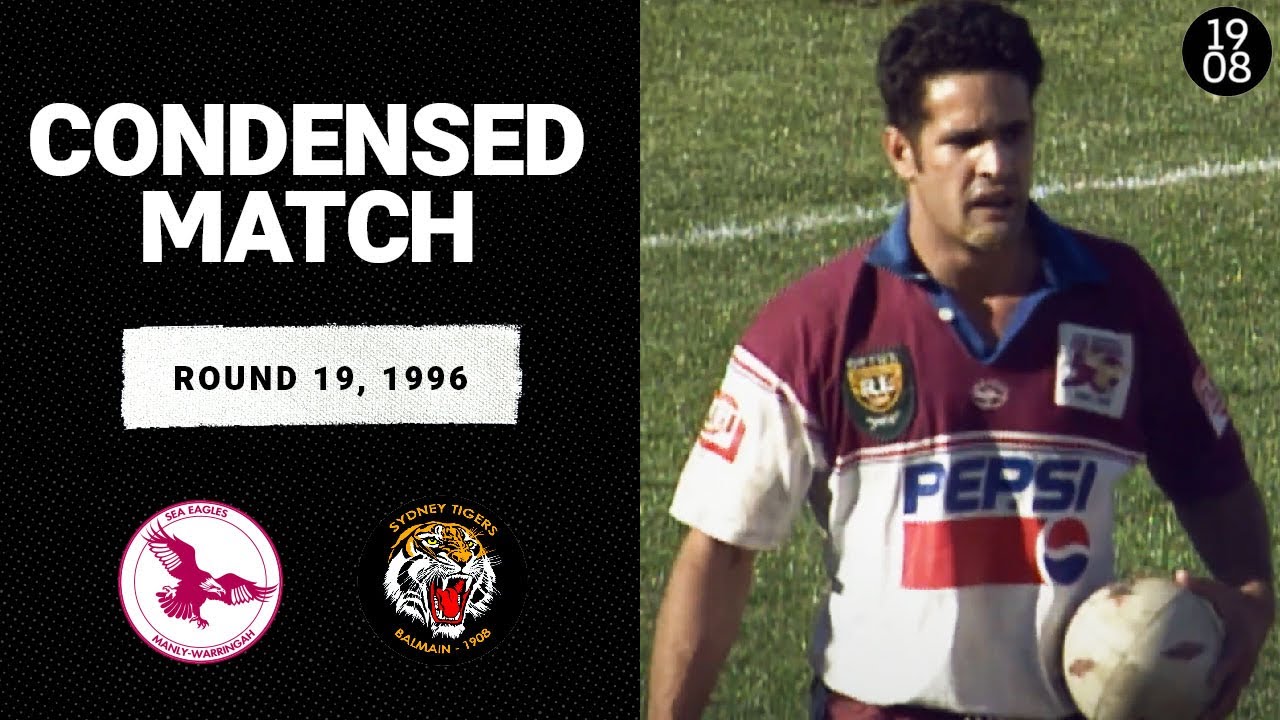 Manly Sea Eagles v Sydney Tigers | Round 19, 1996 | Condensed Match | NRL